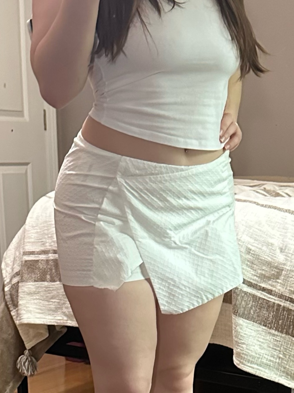 Lilly Pulitzer White Wrap-Front Skort